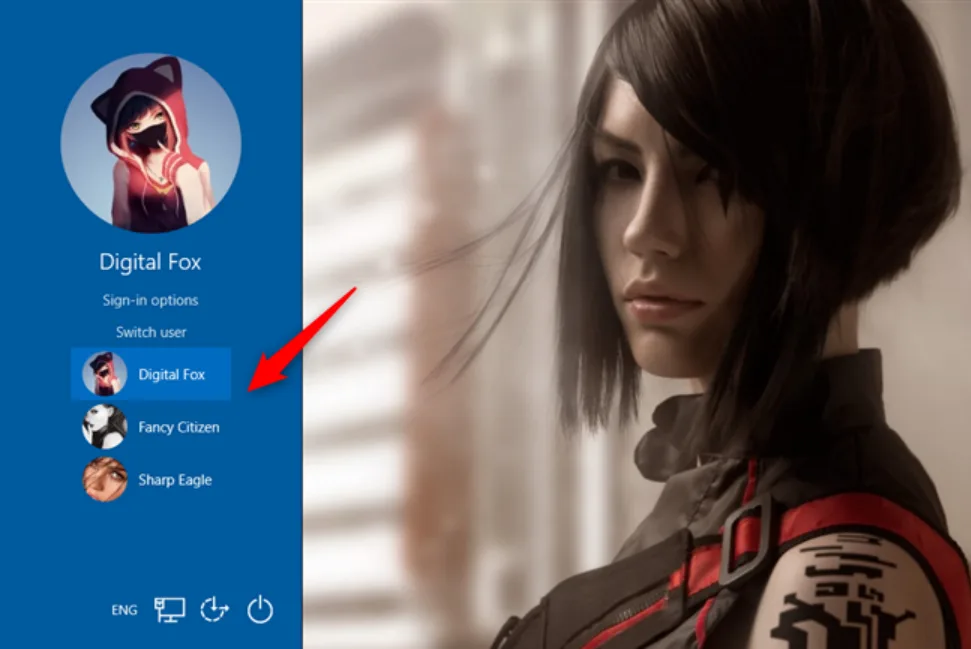 Как переключить пользователя в Windows 10